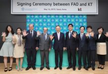 KT, FAO와 함께 ICT 기반 혁신적 농업혁명 시동