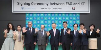 KT, FAO와 함께 ICT 기반 혁신적 농업혁명 시동