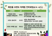 한국보건복지인력개발원, ‘화장품 브랜드 마케팅 전략과정’ 실시