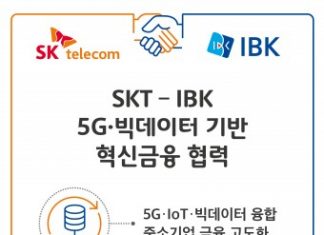 SK텔레콤-IBK기업은행, 5G 기술과 빅데이터 기반 혁신금융서비스 창출 MOU 체결