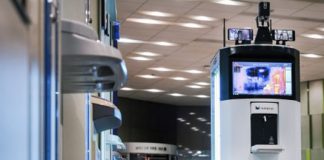 SK텔레콤, 오므론과 5G·AI 탑재한 코로나19 방역로봇 선보인다