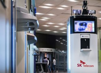 SK텔레콤, 오므론과 5G·AI 탑재한 코로나19 방역로봇 선보인다