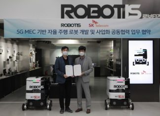 SK텔레콤, 로보티즈와 5G/MEC기반 자율주행 로봇사업 협력 MOU 체결