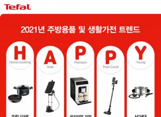 테팔, 2021 주방용품·생활가전 트렌드는 키워드 ‘해피’ 선정