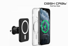 대쉬크랩 “맥세이프 차량용 휴대폰 배터리 무선 충전 거치대 각광”