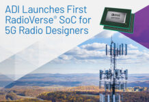 아나로그디바이스, 5G 무선 효율과 성능 향상하는 새로운 RadioVerse® SoC 시리즈 발표