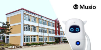 산북중학교, 인공지능 교육용 로봇 ‘뮤지오’ 도입