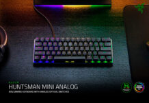 레이저, 포터블 게이밍 키보드 ‘HUNTSMAN MINI ANALOG’ 출시