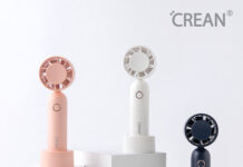 크레앙, 미니헤드 파워 휴대용 선풍기 출시