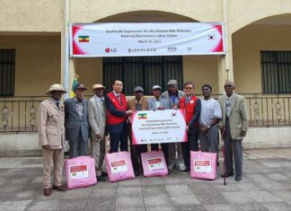 LG전자 노동조합, 에티오피아-한국 수교 60주년 맞아 월드투게더에 참전용사 위한 전기장판 기부